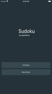 Sudoku by AppleMoon screenshot 0