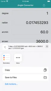 Angle Converter screenshot 1