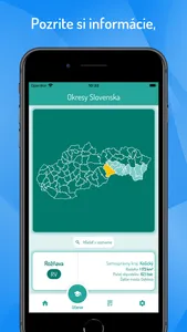 Okresy, kraje a mestá SR screenshot 5