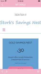 Stork's Savings Nest screenshot 0