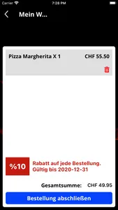 Janni Pizza Wallisellen screenshot 2