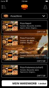 Best Pizza Kurier Luzern screenshot 1