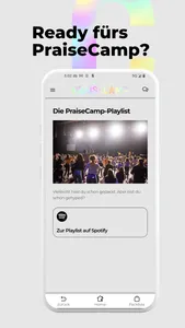 PraiseCamp screenshot 1