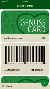 GenussCard screenshot 2