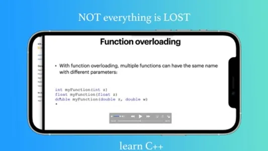 Learn C++ Concepts Course screenshot 1