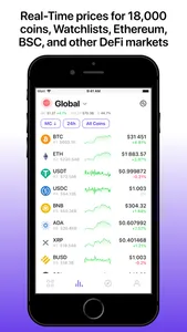 Moni cryptocurrency portfolio screenshot 3