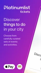 Platinumlist - Book Tickets screenshot 0