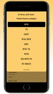 Notting Hill Coffee Project screenshot 2