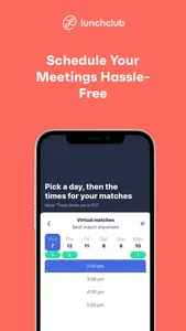 Lunchclub: AI Networking App screenshot 3
