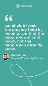 Lunchclub: AI Networking App screenshot 6