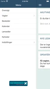 Vagtordningen screenshot 1