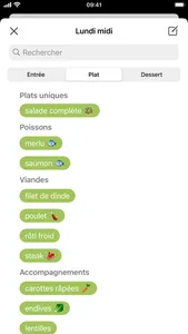 Menus - Planificateur de repas screenshot 1