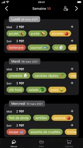 Menus - Planificateur de repas screenshot 5