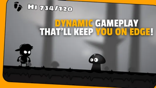 Bad Mushrooms: Endless runner screenshot 1