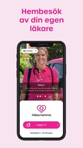Hälsa Hemma vårdcentral screenshot 0