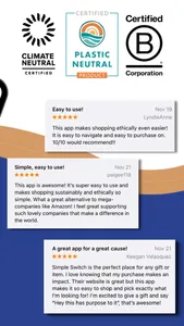 Simple Switch Ethical Shopping screenshot 1