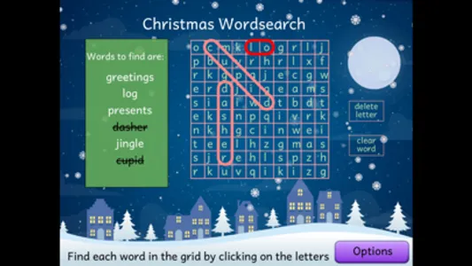 Christmas Wordsearch Lite screenshot 4