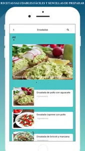 Recetas Saludables Y Sencillas screenshot 2