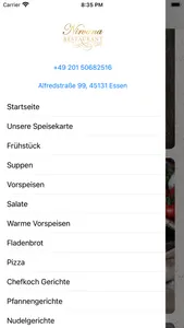 Nirvana Restaurant Essen screenshot 1