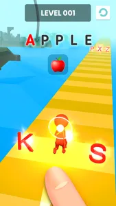 Word Run -Pick up Alphabet screenshot 1