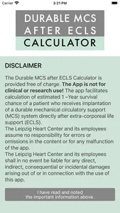 Durable MCS after ECLS screenshot 0