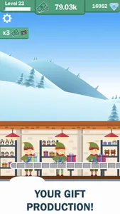 Idle Xmas. Gift Factory Tycoon screenshot 2