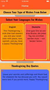 Happy Thanksgiving Day Gif SMS screenshot 0