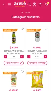 Areté Supermercados screenshot 1