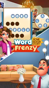 Word Frenzy Home Design Story screenshot 0