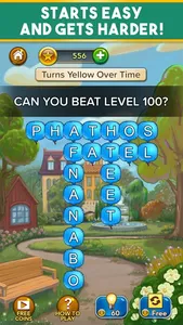 Word Balloons Word Search Game screenshot 0