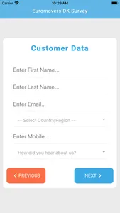 Euromovers DK Survey screenshot 4