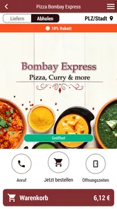 Pizza Bombay Express screenshot 0