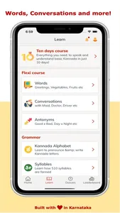 Learn Kannada SmartApp screenshot 1