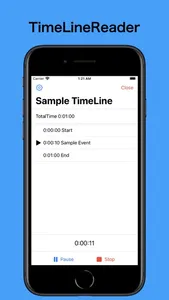 TimeLineReader screenshot 0