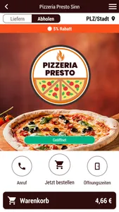 Pizzeria Presto Sinn screenshot 0