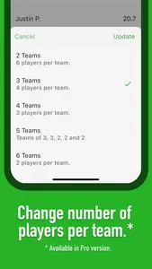 Golf: Team Generator screenshot 4