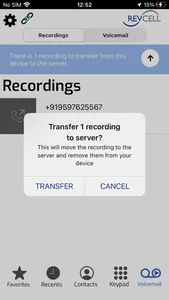 Revcell Call Recording screenshot 3