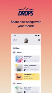 Drops: New Music First screenshot 4