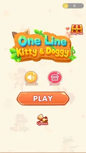 One Line: Kitty & Doggy screenshot 0