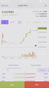 Gleec Exchange screenshot 3