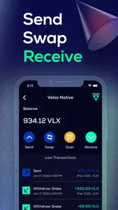 Velas Mobile Wallet screenshot 2