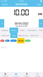 LiME - List My Expenses screenshot 4