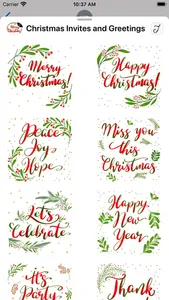 Christmas Invites & Greetings screenshot 1