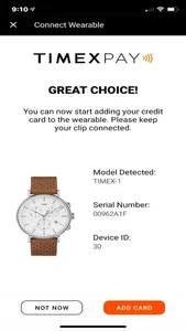 Timex Pay™ screenshot 2