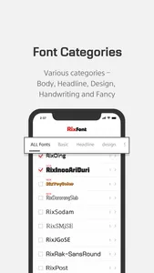 RixFontCloud screenshot 3