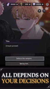 BloodKiss : Vampire romance screenshot 1