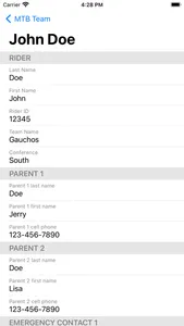 Emergency Contact List screenshot 2