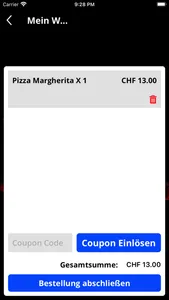 Mega Pizzakurier Rupperswil screenshot 2