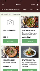 Olivka pizza e pasta screenshot 1