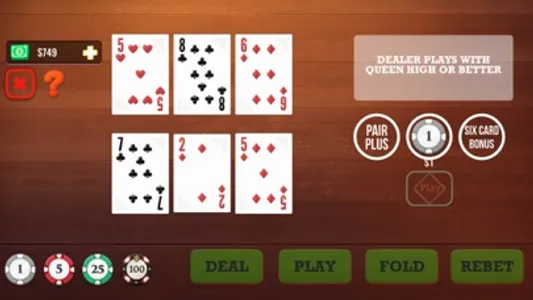 Three Card Poker Vegas Casino screenshot 1